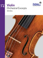 The RCM Violin Orchestral Excerpts 7-8, 2021 Edition book cover