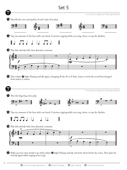 Four star sight reading and ear tests level 1 rcm shop rcm shop