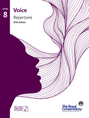 The Royal Conservatory of Music Level 8 Voice Repertoire 2025 Edition book cover with a purple vocal design