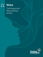 The Royal Conservatory of Music Technique and Musicianship Prep–Level 4 2025 Edition book cover with a blue vocal design