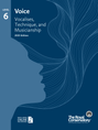 The Royal Conservatory of Music Technique and Musicianship Prep–Level 6 2025 Edition book cover with a blue vocal design