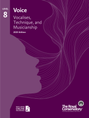 The Royal Conservatory of Music Technique and Musicianship Prep–Level 8 2025 Edition book cover with a purple vocal design