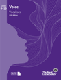 The Royal Conservatory of Music Vocalises 9–10 2025 Edition book cover with a purple vocal design