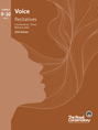The Royal Conservatory of Music Recitatives 9–10 Volume 2 2025 Edition book cover with an orange vocal design