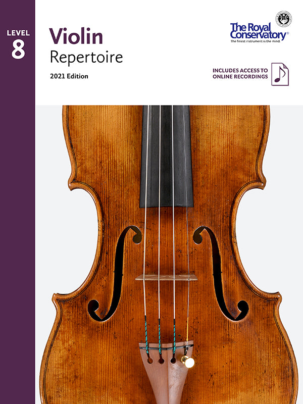 Violin Repertoire 8 | 2021 Edition | RCM Shop – RCM Shop (US